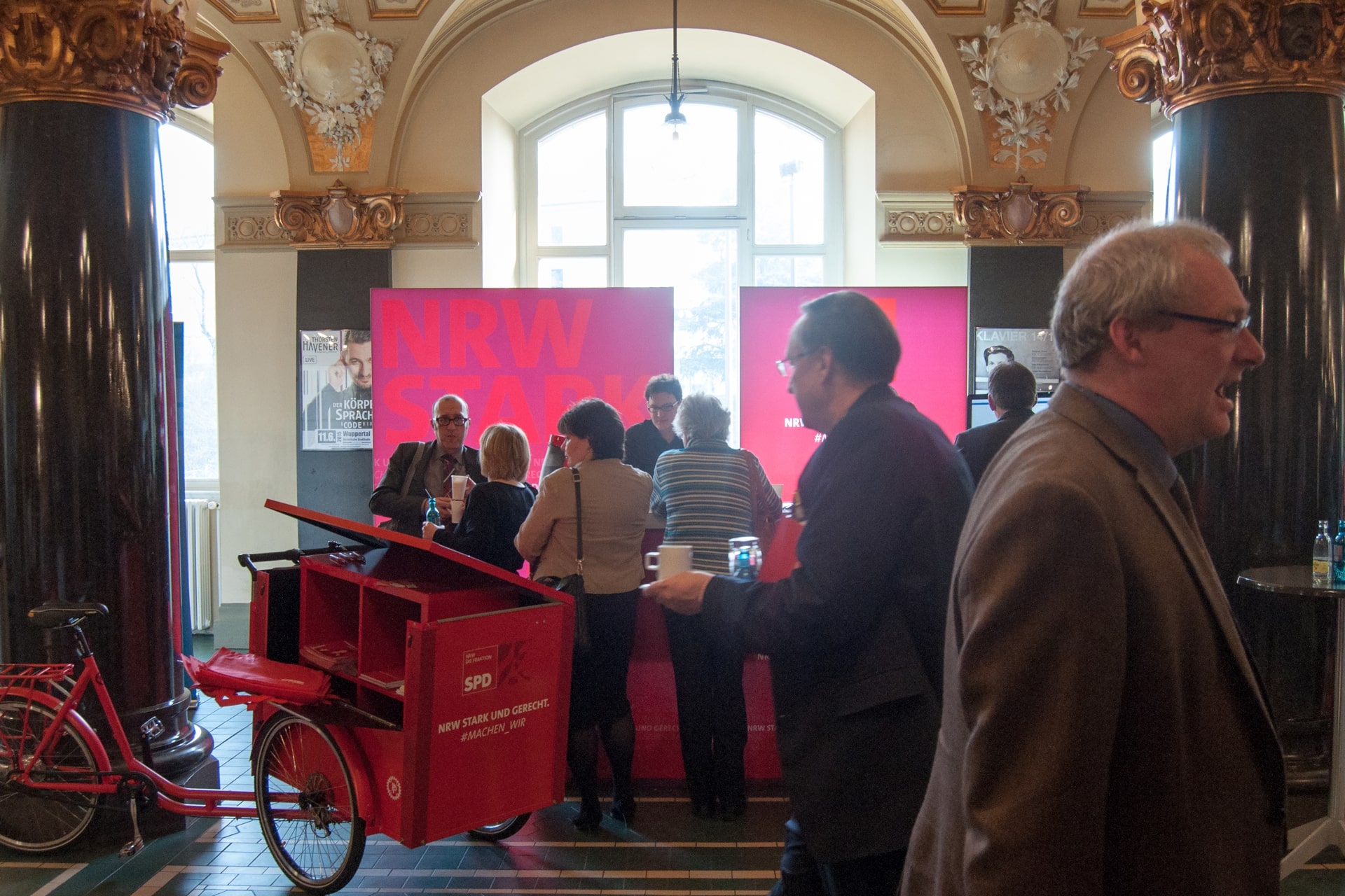 Messe in der Wandelhalle im Rahmen eines Kongresses in der Historischen Stadthalle Wuppertal