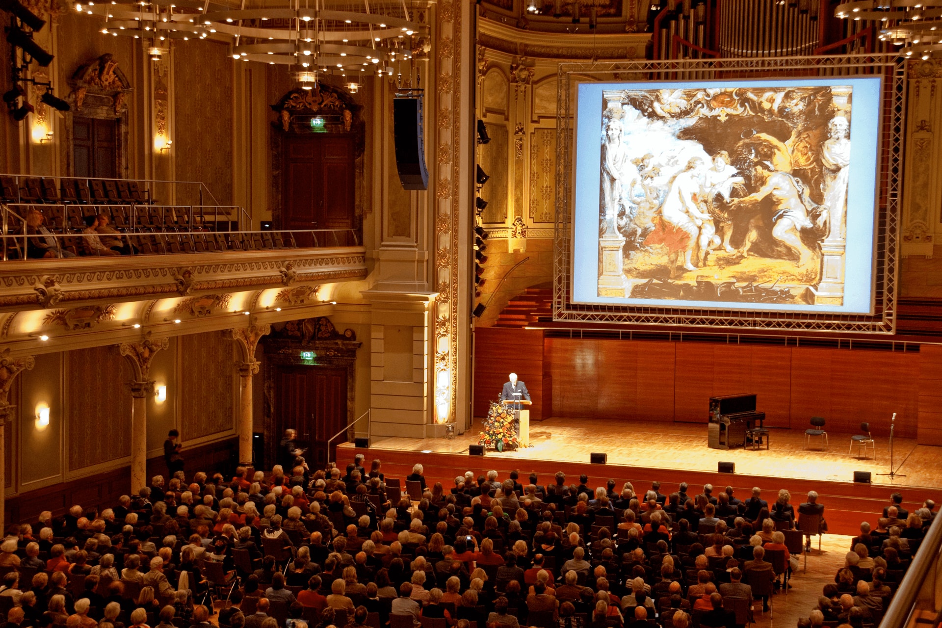 Vortrag im Großen Saal in der Historischen Stadthalle