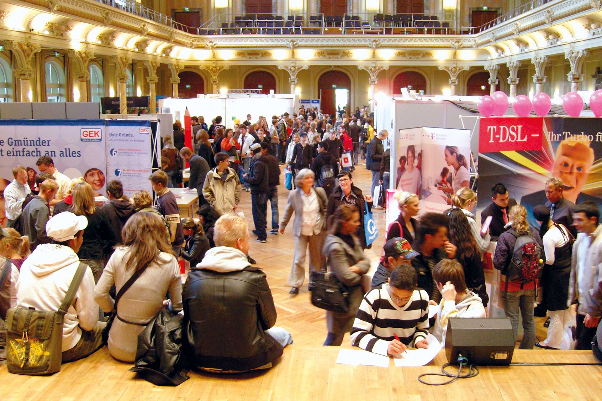 Ausbildungsbörse im Großen Saal in der Historischen Stadthalle Wuppertal